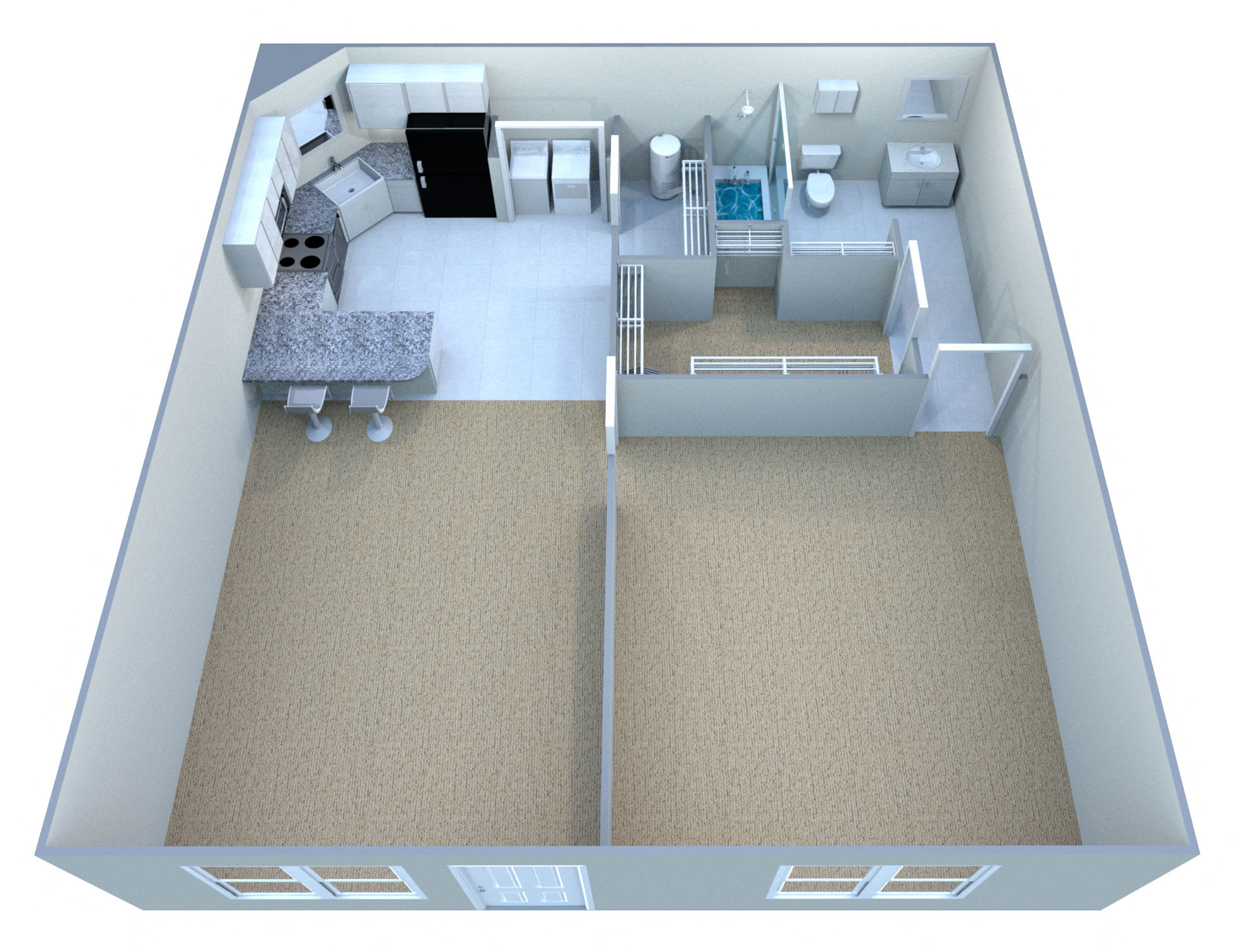 Custom Deluxe III/Custom III floor plan